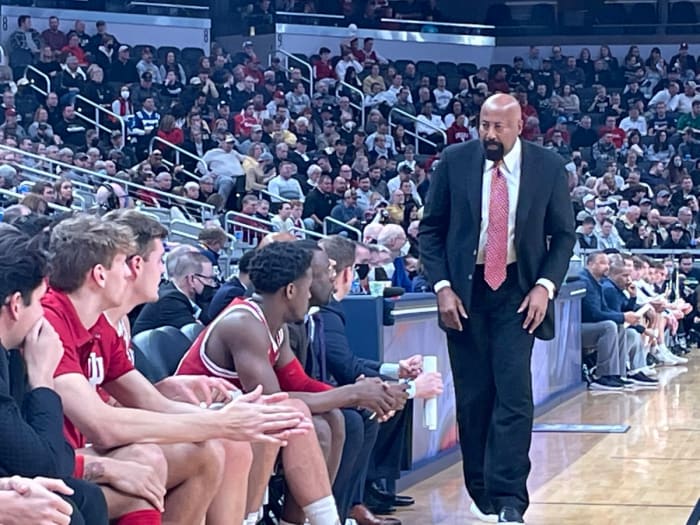 Mike Woodson wearing a suit today.